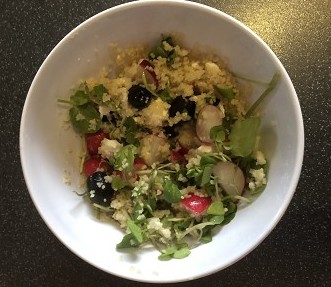 Healthy Couscous Lunch Only Takes 5 Minutes!